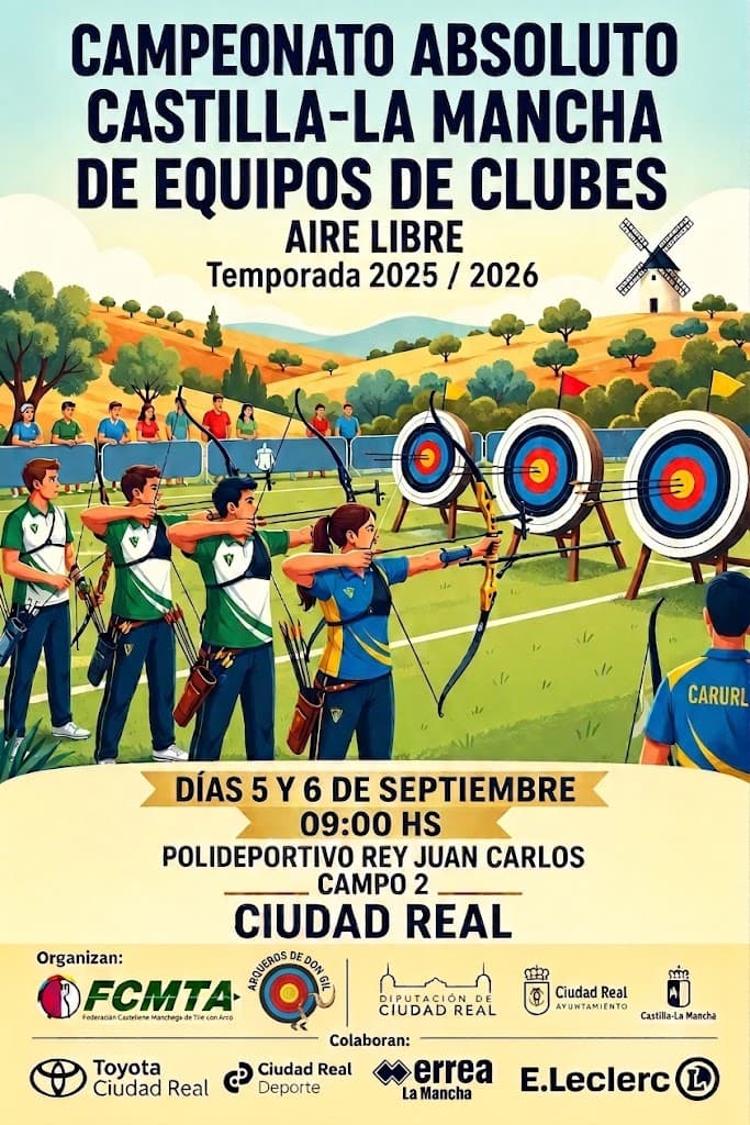 CAMPEONATO ABSOLUTO DE CLM POR EQUIPOS DE CLUBES - Aire libre -