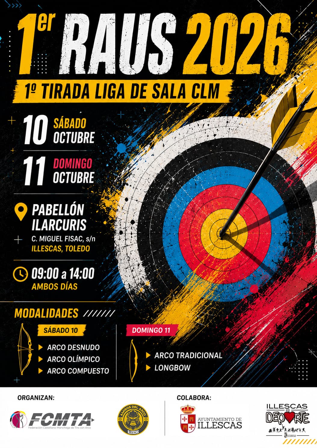 1ª TIRADA LIGA SALA + RAUS 2026 - 2027